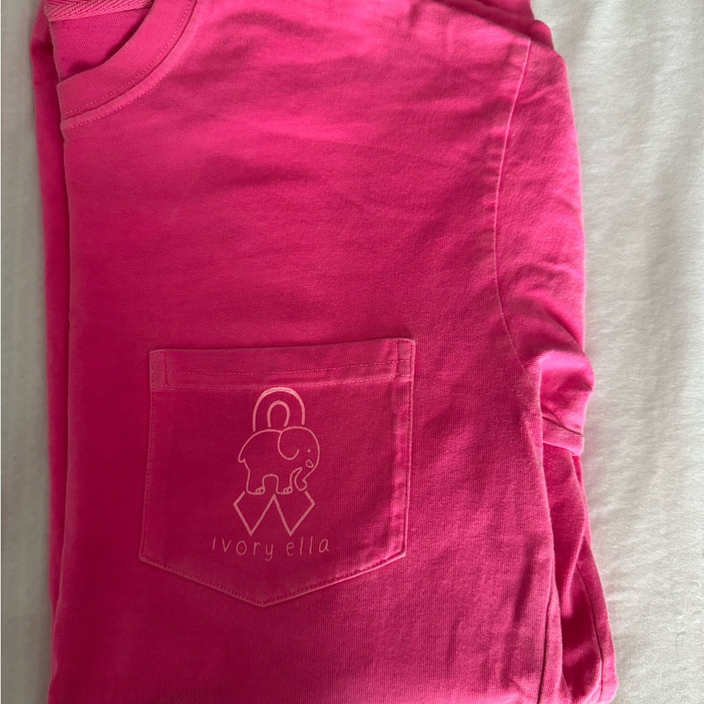Pink Breast Cancer Ivory Ella Long Sleeve